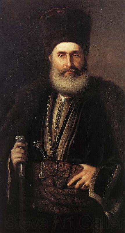 Nicolae Grigorescu Portrait of the Great Boyar Nicolae Grigorescu France oil painting art